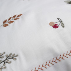 Постільна білизна Dantela Vita сатин з вишивкою - Benedict gri сірий євро