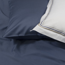 Постільна білизна Dantela Vita сатин з вишивкою - Florentino beyaz-lacivert білий-синій євро