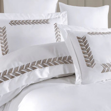 Постільна білизна Dantela Vita сатин з вишивкою - Emily євро