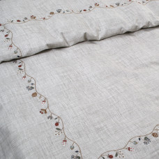 Постільна білизна Dantela Vita сатин з вишивкою - Galena євро