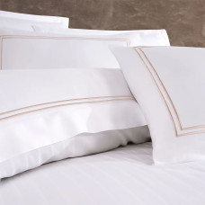 Постільна білизна Dantela Vita сатин з вишивкою - Imge beyaz білий євро