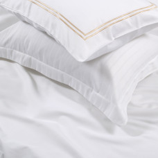 Постільна білизна Dantela Vita сатин з вишивкою - Imge beyaz білий євро