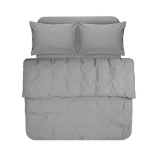Постільна білизна Lotus Home Washed cotton - Solid antracite сімейний