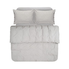 Постільна білизна Lotus Home Washed cotton - Solid light antracite євро