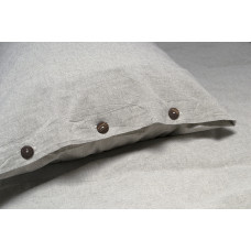 Постільна білизна Lotus Home Washed cotton - Solid light antracite євро