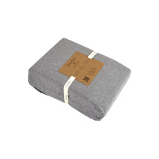 Постільна білизна Lotus Home Washed cotton - Solid antracite євро