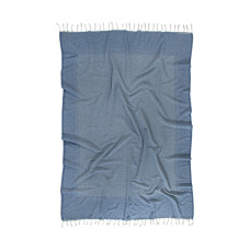 Плед-накидка Barine - Tan Throw denim синій 125*180
