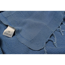 Плед-накидка Barine - Stone Throw denim синій 140*170