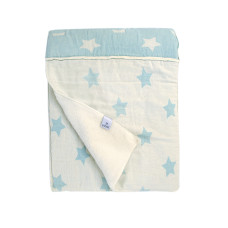 Плед мікроплюш Barine - Star Patchwork throw mint ментоловий 130*170
