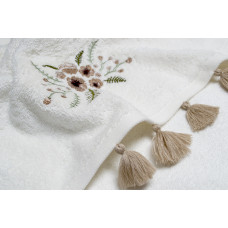 Рушник Irya - Elia ekru молочний 90*150