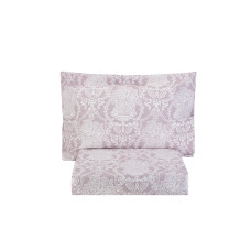 Набір постільна білизна з покривалом Karaca Home - Quatre delux murdum фіолетовий євро