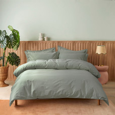 Постільна білизна Lotus Home - Rebeca оливковий євро