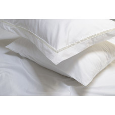 Постільна білизна сатин premium Lotus Home - Queena білий євро