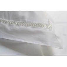 Постільна білизна сатин premium Lotus Home - Queena білий євро