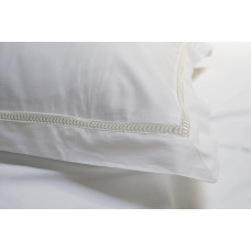 Постільна білизна сатин premium Lotus Home - Queena білий євро
