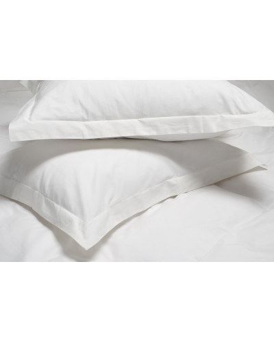 Постільна білизна сатин Lotus Home - White Collection Classic молочний євро