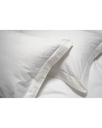 Постільна білизна сатин Lotus Home - White Collection Classic молочний євро