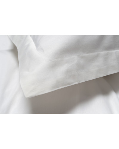Постільна білизна сатин Lotus Home - White Collection Classic молочний євро