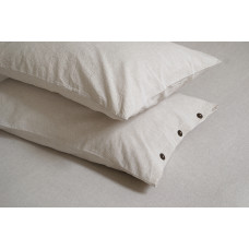 Простирадло з наволочками Lotus Home Washed Cotton - Kahve-bej 260*280