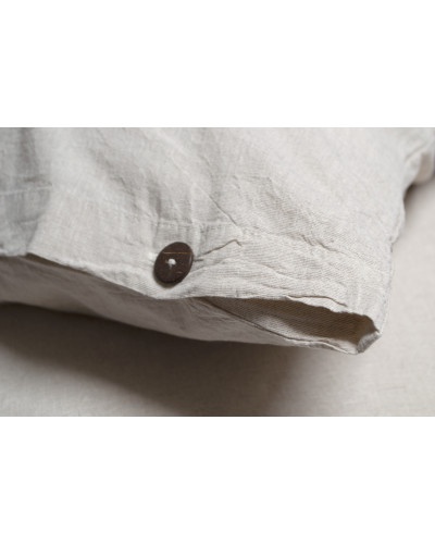 Простирадло з наволочками Lotus Home Washed Cotton - Kahve-bej 260*280