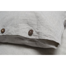 Простирадло з наволочками Lotus Home Washed Cotton - Light antracite 270*270