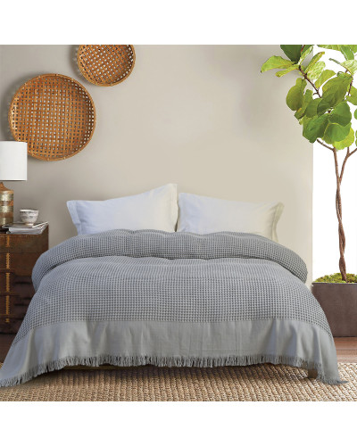 Покривало Lotus Home - Egi сірий 240*260