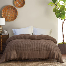 Покривало Lotus Home - Egi коричневий 240*260