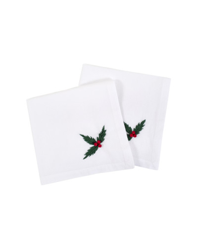 Набір столових серветок Lotus Home - Christmas Berry 48*48 (2 од)