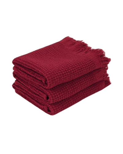 Набір рушників Lotus Home - Rius red червоний 30*50 (3 од.)