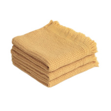 Набір рушників Lotus Home - Rius mustard гірчичний 30*50 (3 од.)