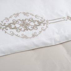 Постільна білизна Dantela Vita сатин з вишивкою - Intence євро