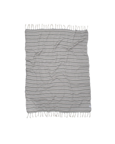 Плед Lotus Home - Gosford natural grey 130*170