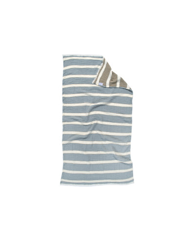 Рушник Lotus Home - Milana muslin lead blue-khaki 80*160