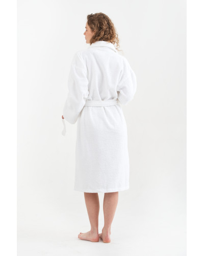 Халат махровий Lotus Home - Basic Line white 2XL