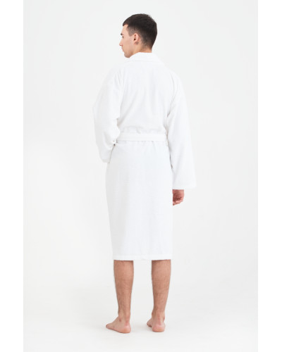 Халат махровий Lotus Home - Basic Line white 2XL