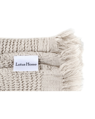 Набір рушників Lotus Home - Rius natural бежевий 30*50 (3 од.)