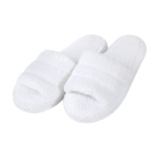 Капці махрові Lotus Home - Basic Soft white