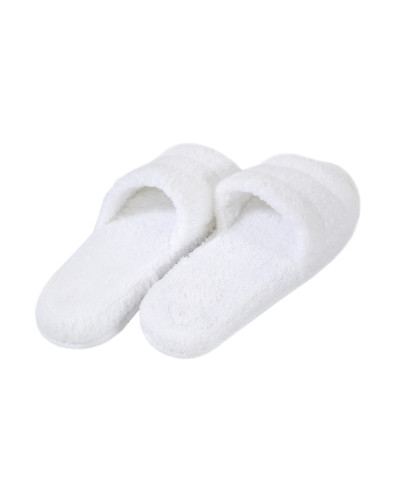 Капці махрові Lotus Home - Basic Soft white