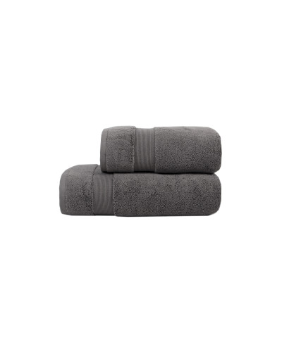 Рушник махровий Lotus Home - Pearl графіт 50*90