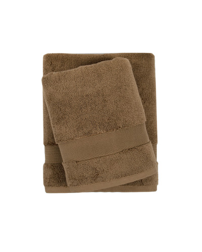Рушник махровий Lotus Home - Pearl кавовий 50*90