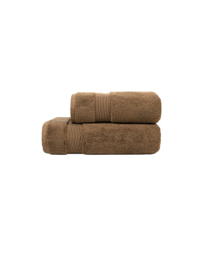 Рушник махровий Lotus Home - Pearl кавовий 50*90