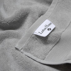 Рушник махровий Lotus Home - Pearl сірий 90*150