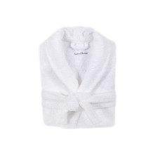 Халат махровий Lotus Home - Basic Soft білий S