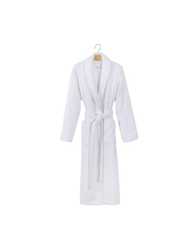 Халат махровий Lotus Home - Basic Soft білий 2XL