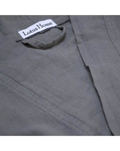 Халат-кімоно з льону Lotus Home - Madrida сірий L/XL