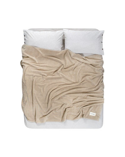 Покривало (простирадло) Lotus Home - Premium Microcotton Kahve 160*210