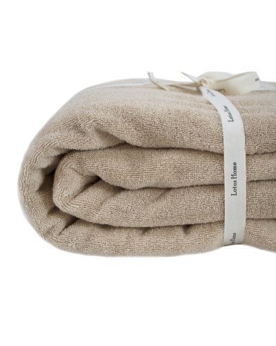 Покривало (простирадло) Lotus Home - Premium Microcotton Kahve 160*210