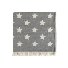 Рушник Lotus Home Pestemal - Star 90*160 black чорний