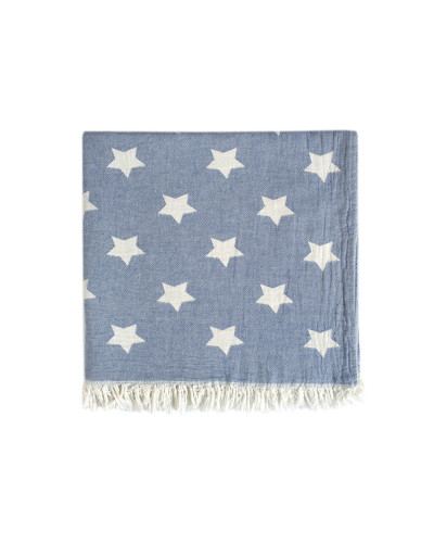 Рушник Lotus Home Pestemal - Star 90*160 denim денім
