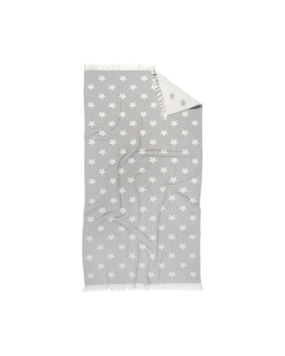 Рушник Lotus Home Pestemal - Star 90*160 grey сірий